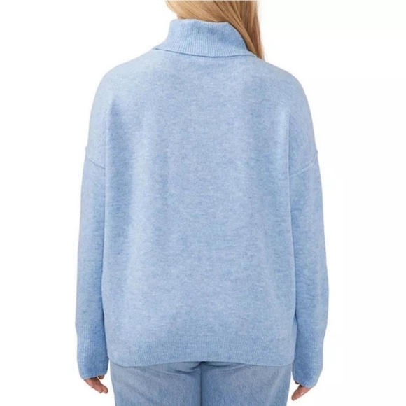 NWT Vince Camuto Ladies Turtleneck Sweater in Blue 💙 XXL - Picture 3 of 8